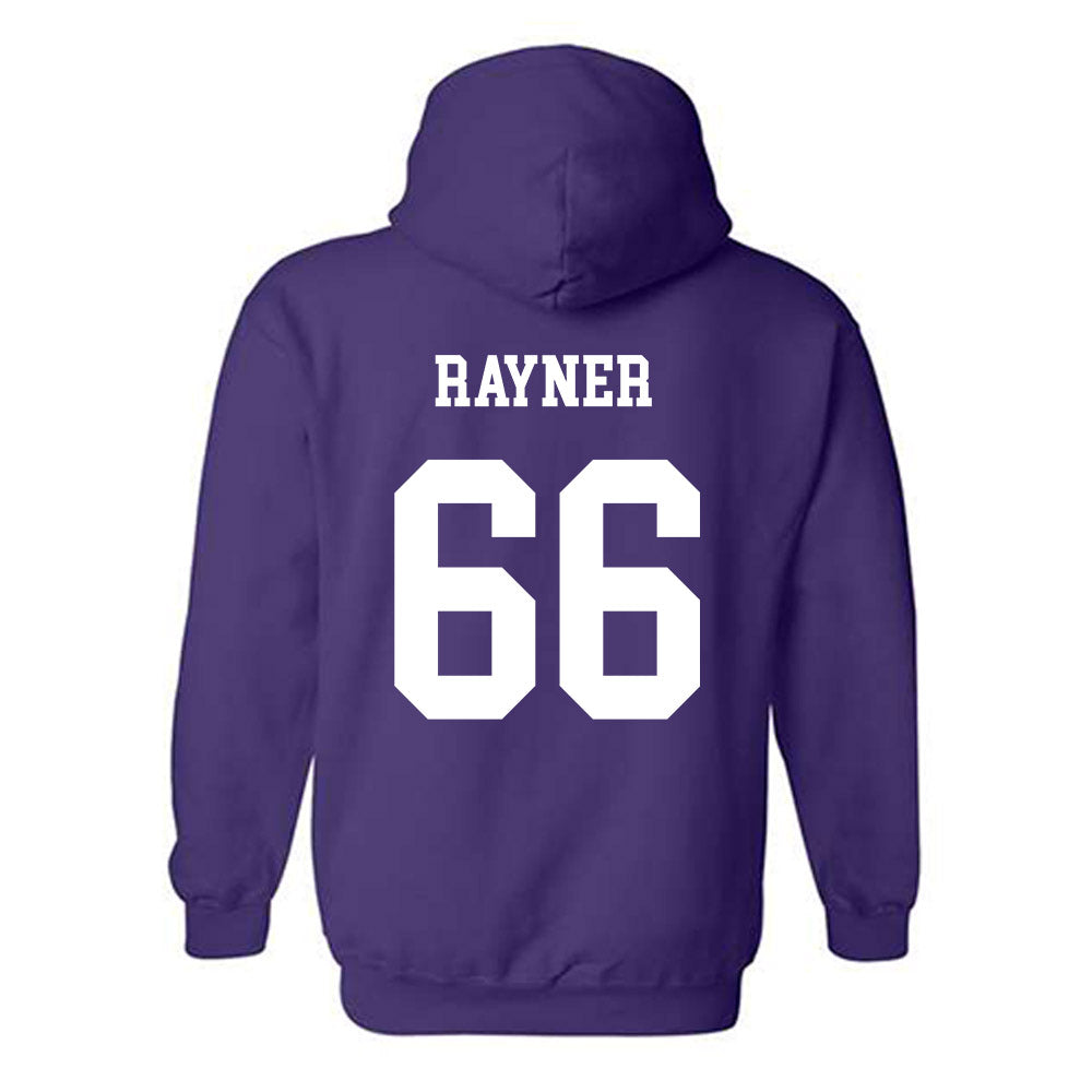 JMU - NCAA Football : JD Rayner - Vintage Dukes Hooded Sweatshirt-1