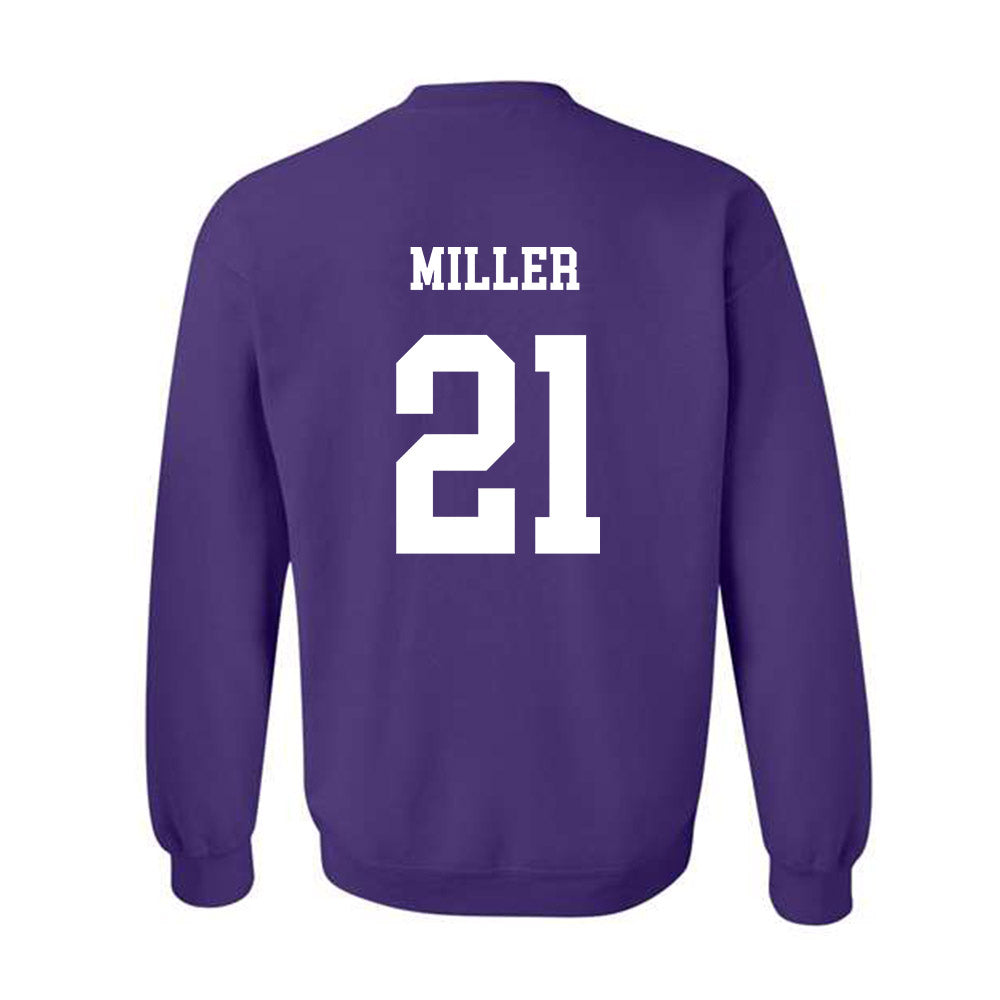 JMU - NCAA Men's Soccer : Tyler Miller - Vintage Dukes Crewneck Sweatshirt-1
