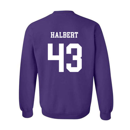JMU - NCAA Football : Miles Halbert - Vintage Dukes Crewneck Sweatshirt-1