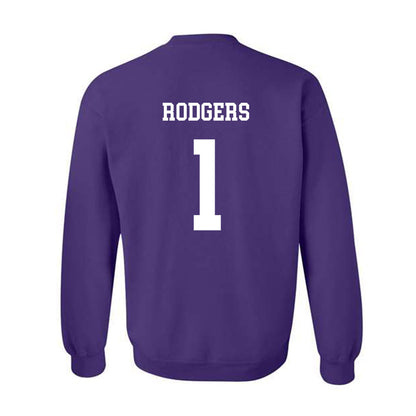 JMU - NCAA Football : Mekhi Rodgers - Vintage Dukes Crewneck Sweatshirt-1