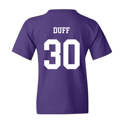 JMU - NCAA Baseball : Lane Duff - Vintage Dukes Youth T-Shirt-1
