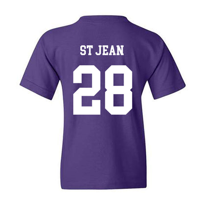 JMU - NCAA Softball : Lisey St Jean - Vintage Dukes Youth T-Shirt-1