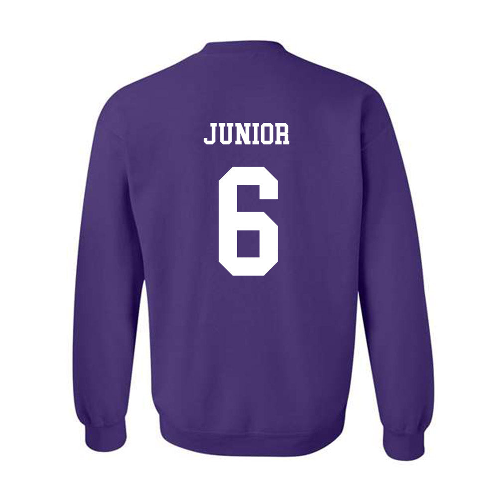 JMU - NCAA Men's Soccer : Florentino Junior - Vintage Dukes Crewneck Sweatshirt-1