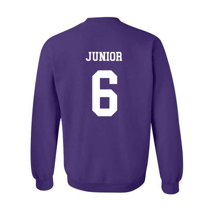 JMU - NCAA Men's Soccer : Florentino Junior - Vintage Dukes Crewneck Sweatshirt-1