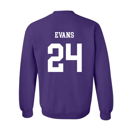 JMU - NCAA Softball : Emma Jo Evans - Vintage Dukes Crewneck Sweatshirt-1