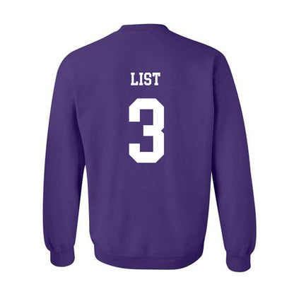 JMU - NCAA Softball : Payton List - Vintage Dukes Crewneck Sweatshirt-1