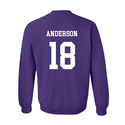 JMU - NCAA Baseball : Jack Anderson - Vintage Dukes Crewneck Sweatshirt-1