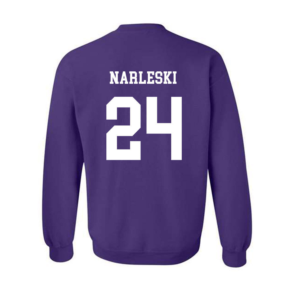 JMU - NCAA Women's Field Hockey : Julie Narleski - Vintage Dukes Crewneck Sweatshirt-1