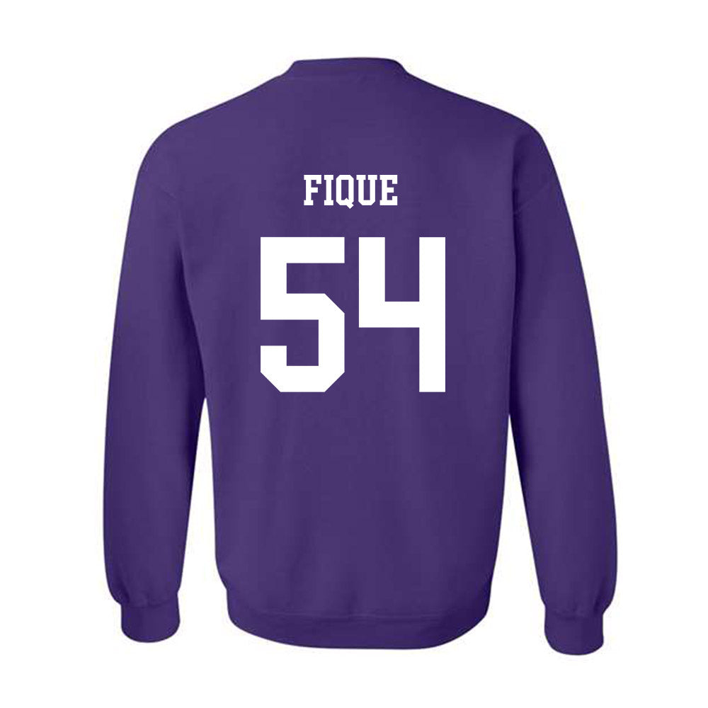 JMU - NCAA Football : Brandon Fique - Vintage Dukes Crewneck Sweatshirt-1