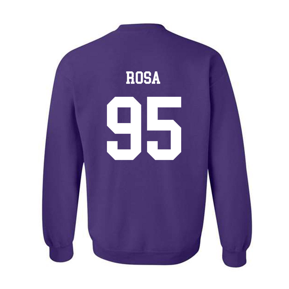 JMU - NCAA Football : Cristiano Rosa - Vintage Dukes Crewneck Sweatshirt-1