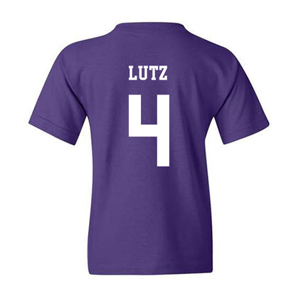 JMU - NCAA Baseball : Tyler Lutz - Vintage Dukes Youth T-Shirt-1