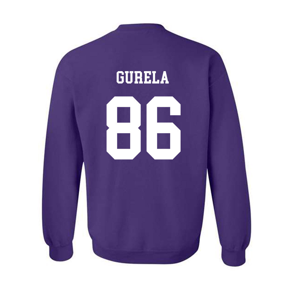 JMU - NCAA Football : Ethan Gurela - Vintage Dukes Crewneck Sweatshirt-1