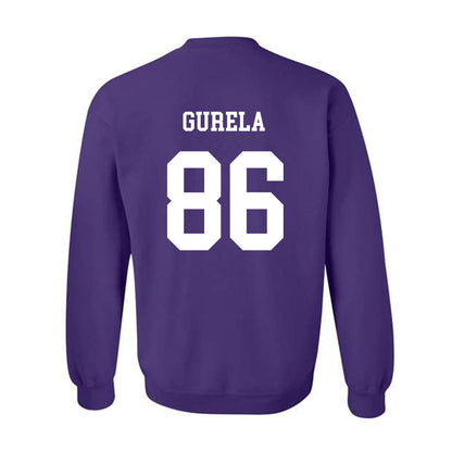JMU - NCAA Football : Ethan Gurela - Vintage Dukes Crewneck Sweatshirt-1