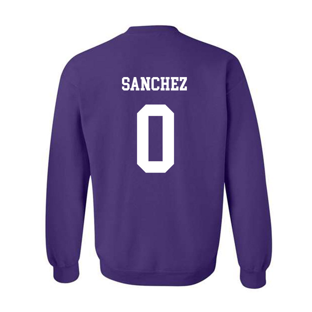 JMU - NCAA Football : Jaylan Sanchez - Vintage Dukes Crewneck Sweatshirt-1