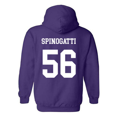 JMU - NCAA Football : Drew Spinogatti - Vintage Dukes Hooded Sweatshirt-1
