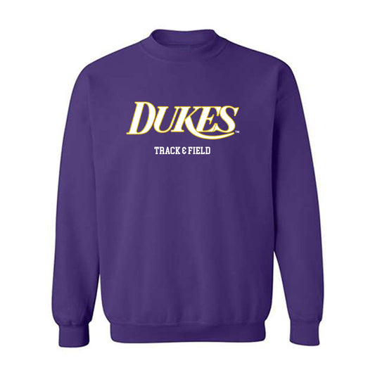 JMU - NCAA Women's Track & Field : Madison Greene - Vintage Dukes Crewneck Sweatshirt-0