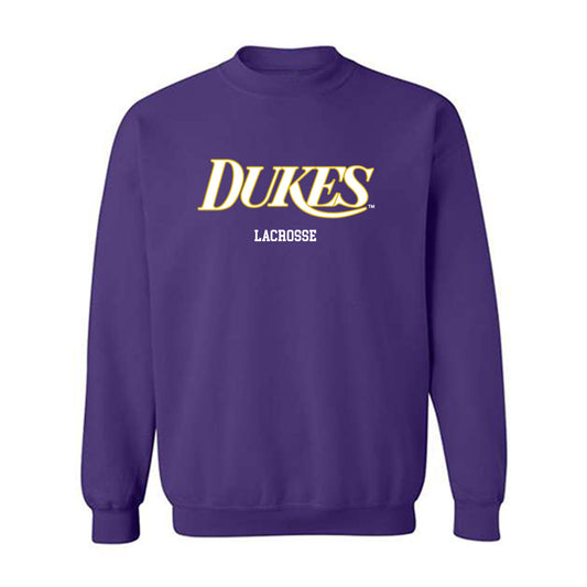JMU - NCAA Women's Lacrosse : Avery Bickell - Vintage Dukes Crewneck Sweatshirt-0