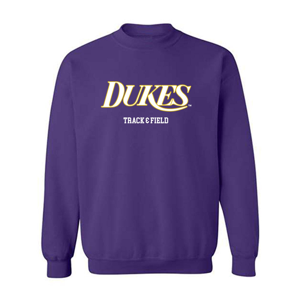 JMU - NCAA Women's Track & Field : Kadence Wilson - Vintage Dukes Crewneck Sweatshirt-0