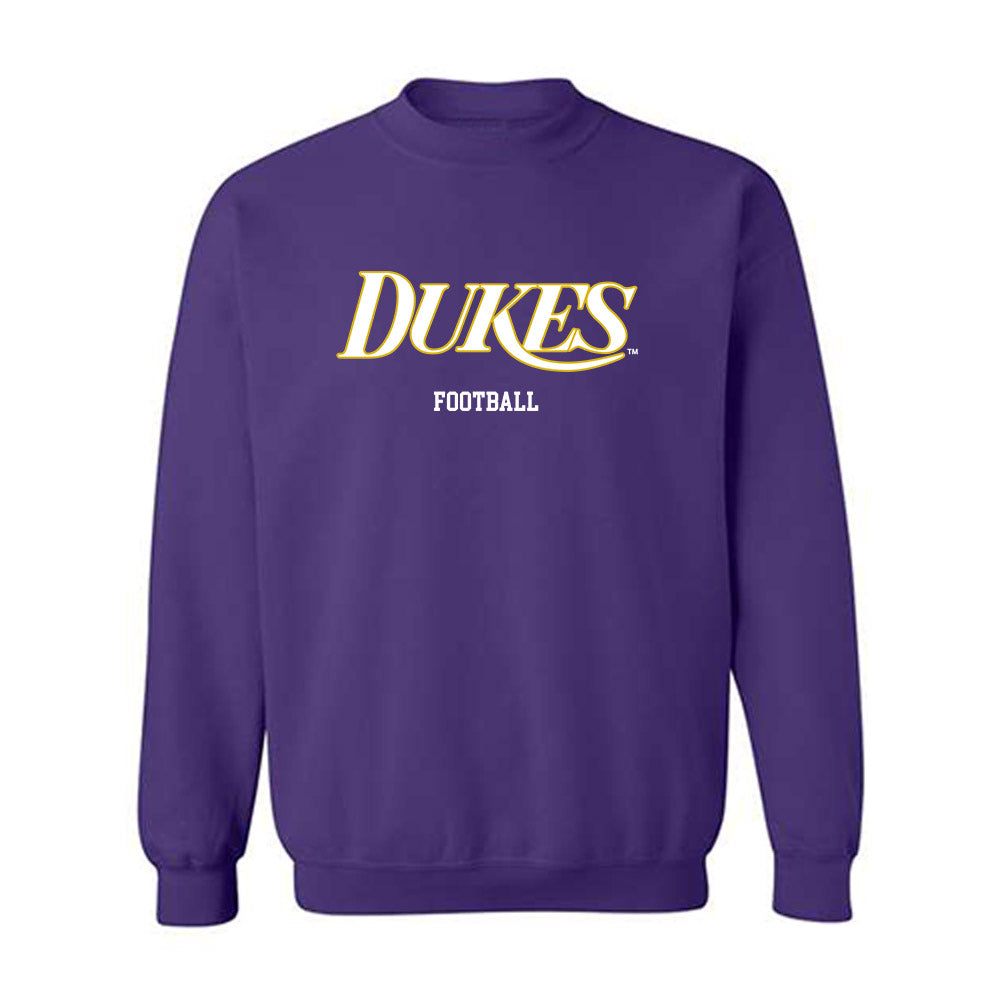 JMU - NCAA Football : Aiden Gobaira - Vintage Dukes Crewneck Sweatshirt-0