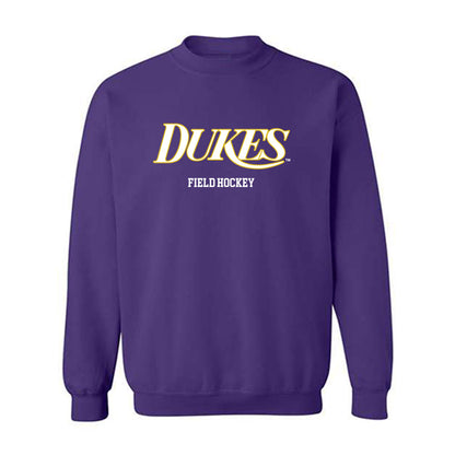 JMU - NCAA Women's Field Hockey : Lilly Turner - Vintage Dukes Crewneck Sweatshirt-0