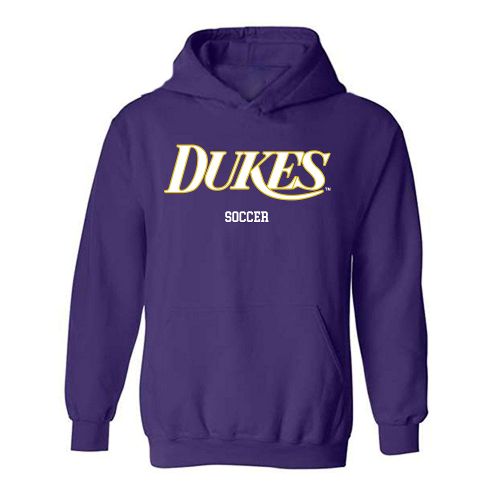 JMU - NCAA Men's Soccer : Zemi Rodriguez - Vintage Dukes Hooded Sweatshirt-0