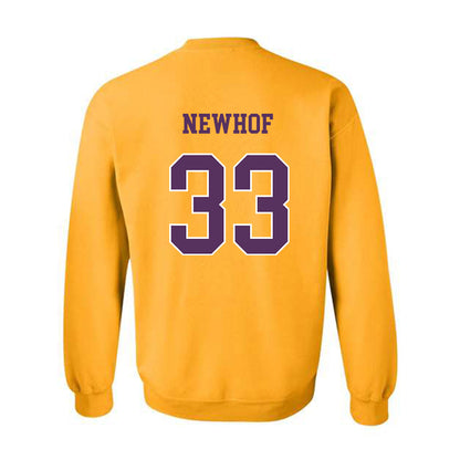 JMU - NCAA Men's Basketball : Gabe Newhof - Vintage Dukes Crewneck Sweatshirt-1