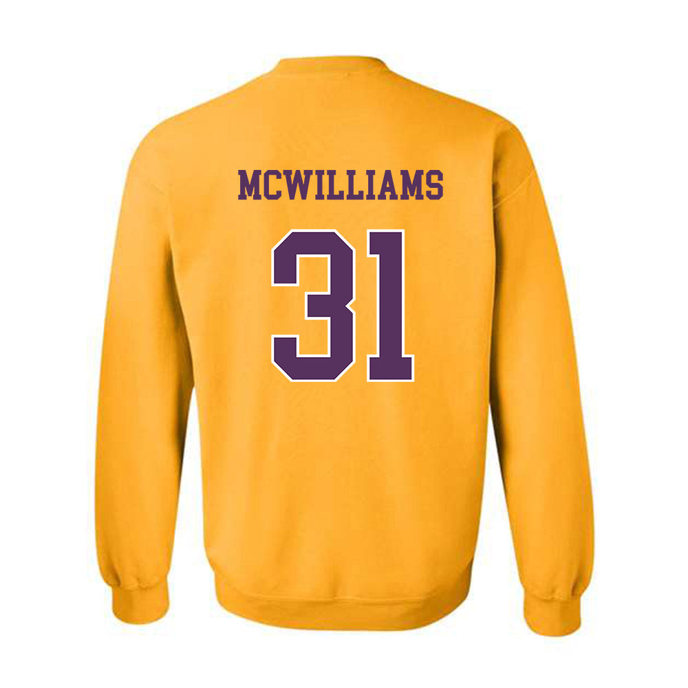 JMU - NCAA Football : Roddrey McWilliams - Vintage Dukes Crewneck Sweatshirt-1