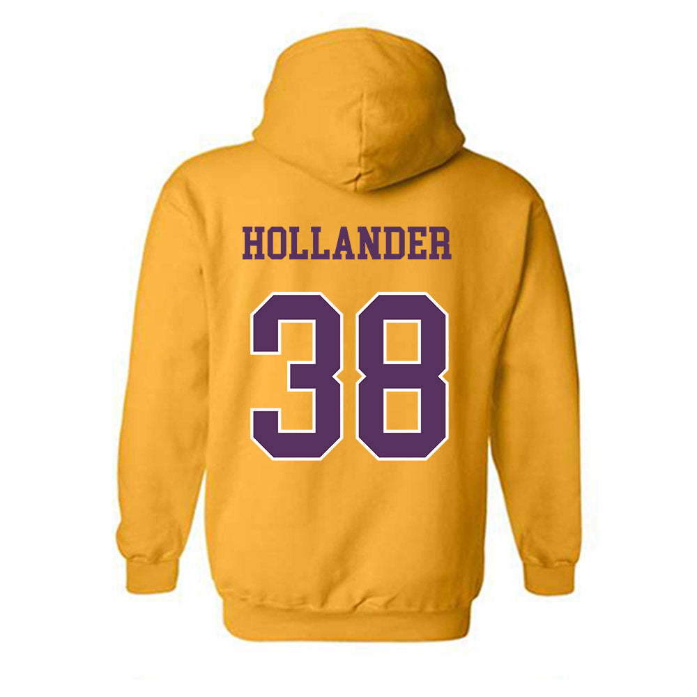JMU - NCAA Football : Stephen Hollander - Vintage Dukes Hooded Sweatshirt-1