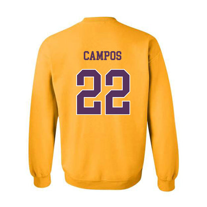 JMU - NCAA Baseball : Trey Campos - Vintage Dukes Crewneck Sweatshirt-1
