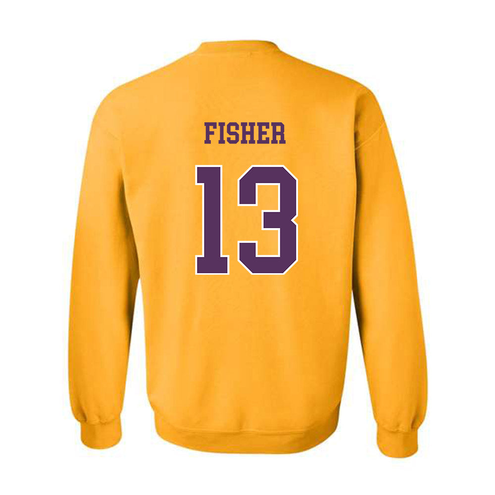JMU - NCAA Women's Soccer : Abby Fisher - Vintage Dukes Crewneck Sweatshirt-1