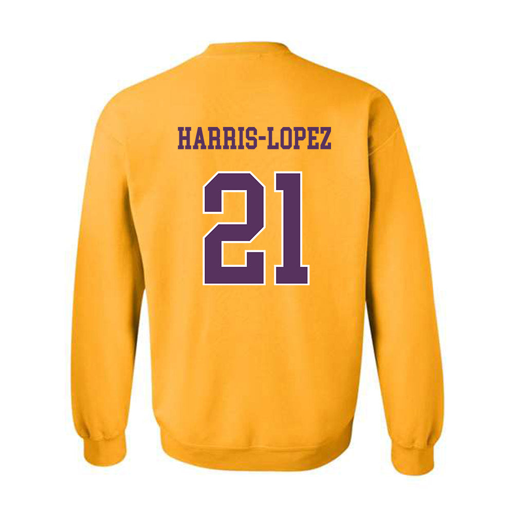 JMU - NCAA Football : Curtis Harris-Lopez - Vintage Dukes Crewneck Sweatshirt-1