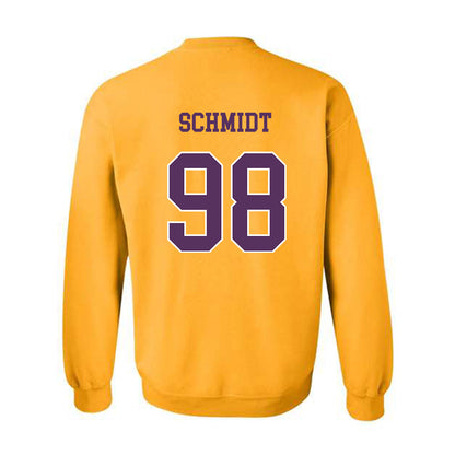 JMU - NCAA Football : Turner Schmidt - Vintage Dukes Crewneck Sweatshirt-1