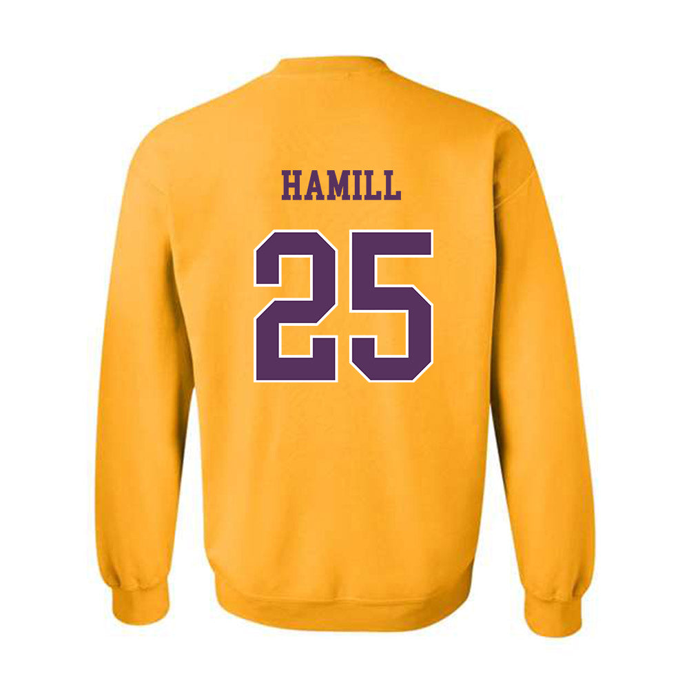 JMU - NCAA Football : Jackson Hamill - Vintage Dukes Crewneck Sweatshirt-1