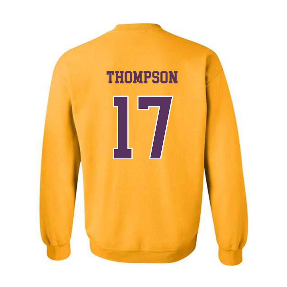 JMU - NCAA Football : Taylor Thompson - Vintage Dukes Crewneck Sweatshirt-1