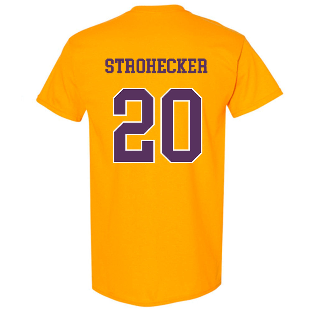 JMU - NCAA Baseball : Jonathan Strohecker - Vintage Dukes T-Shirt-1