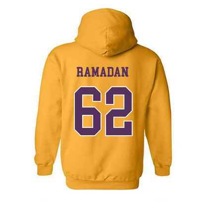 JMU - NCAA Football : Ibraheem Ramadan - Vintage Dukes Hooded Sweatshirt-1