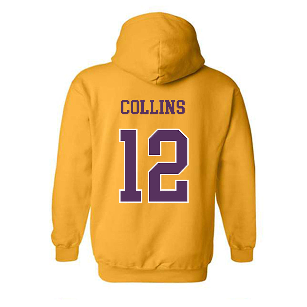 JMU - NCAA Football : Zaron Collins - Vintage Dukes Hooded Sweatshirt-1