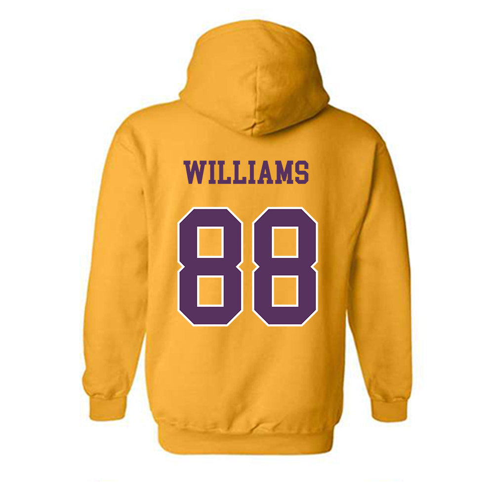 JMU - NCAA Football : Dylan Williams - Vintage Dukes Hooded Sweatshirt-1