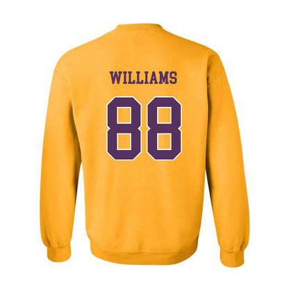 JMU - NCAA Football : Dylan Williams - Vintage Dukes Crewneck Sweatshirt-1