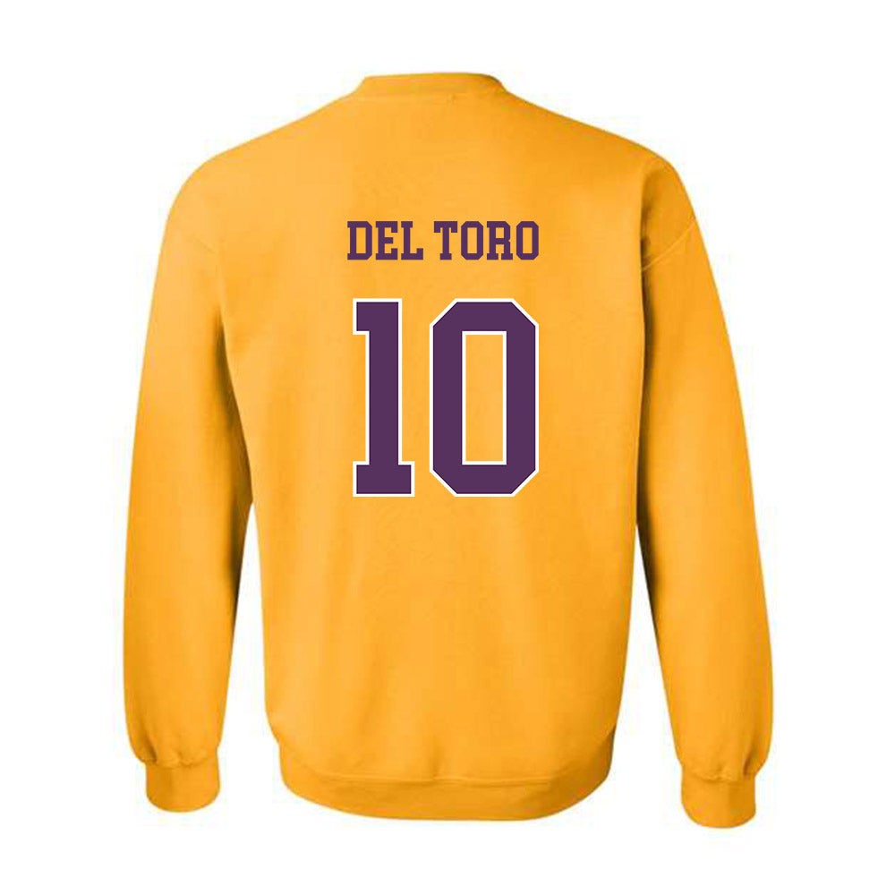 JMU - NCAA Women's Soccer : Olivia Del Toro - Vintage Dukes Crewneck Sweatshirt-1
