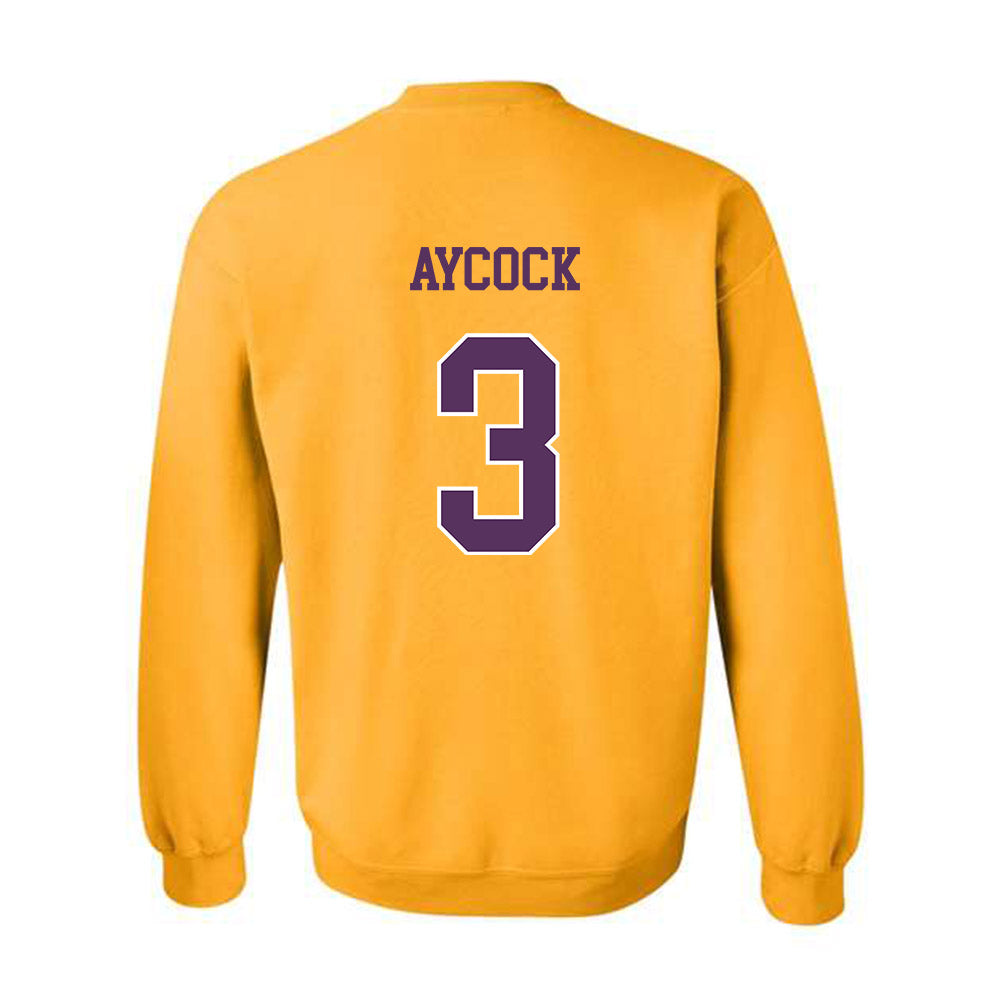 JMU - NCAA Baseball : Cameron Aycock - Vintage Dukes Crewneck Sweatshirt-1