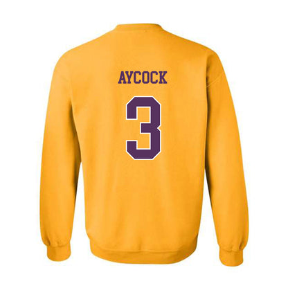 JMU - NCAA Baseball : Cameron Aycock - Vintage Dukes Crewneck Sweatshirt-1