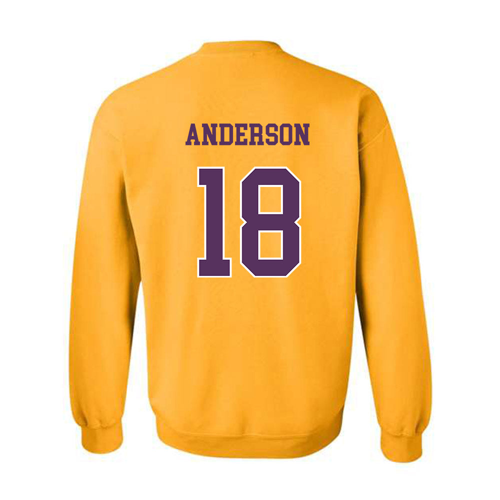 JMU - NCAA Baseball : Jack Anderson - Vintage Dukes Crewneck Sweatshirt-1