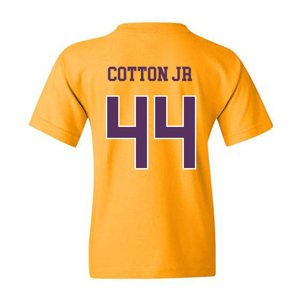 JMU - NCAA Football : DJ Cotton Jr - Vintage Dukes Youth T-Shirt-1