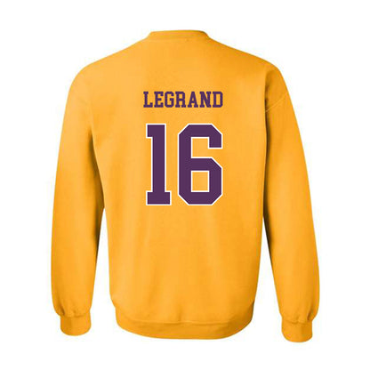 JMU - NCAA Softball : Emily LeGrand - Vintage Dukes Crewneck Sweatshirt-1