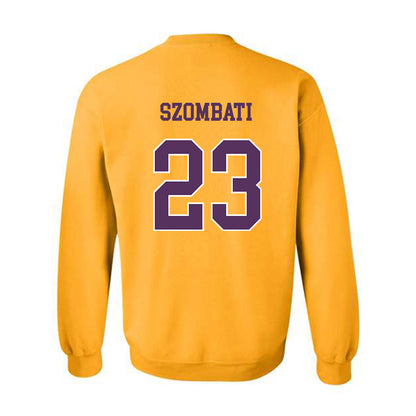 JMU - NCAA Women's Soccer : Kata Szombati - Vintage Dukes Crewneck Sweatshirt-1
