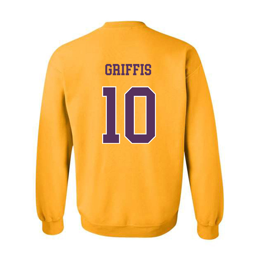 JMU - NCAA Football : Brett Griffis - Vintage Dukes Crewneck Sweatshirt-1