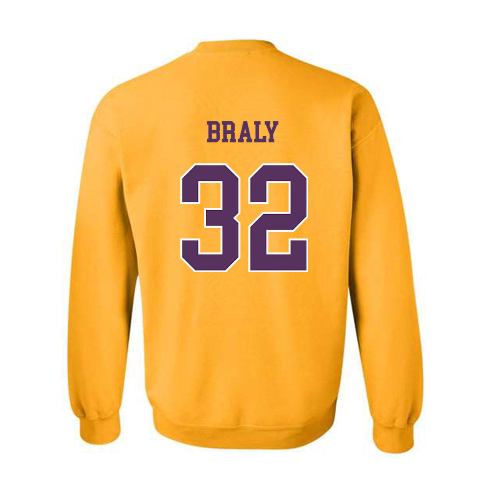 JMU - NCAA Softball : Allie Braly - Vintage Dukes Crewneck Sweatshirt-1