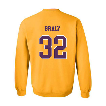 JMU - NCAA Softball : Allie Braly - Vintage Dukes Crewneck Sweatshirt-1