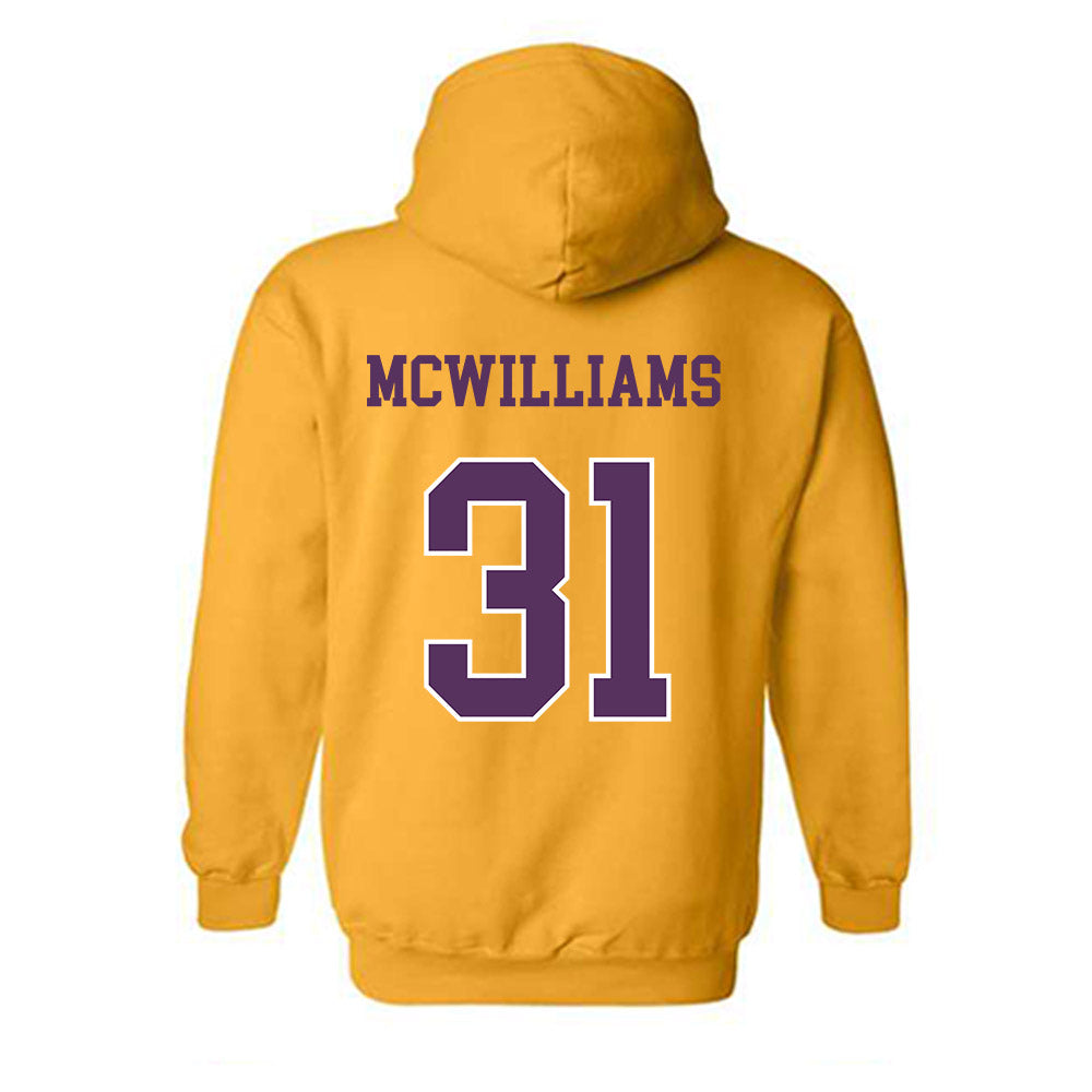 JMU - NCAA Football : Roddrey McWilliams - Vintage Dukes Hooded Sweatshirt-1